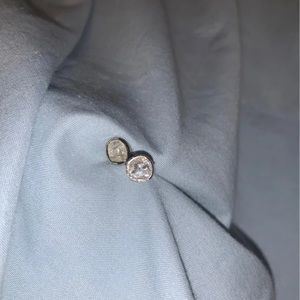 .5 g Diamond Slice Stud Earrings